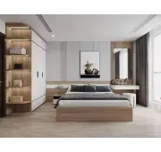 thi c&ocirc;ng nội thất căn hộ 2 ph&ograve;ng ngủ tiện nghi Quận 12
