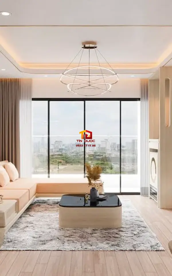 Thiết kế nội thất ph&ograve;ng kh&aacute;ch Luxury